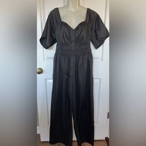 NWT Old Navy WIDE LEG JUMPER Women's Large Black Size Large
